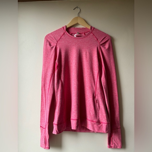 LULULEMON| Think fast Long sleeve* Heathered boom juice | size 8 - Picture 10 of 11